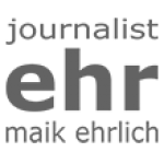 Journalist Maik Ehrlich