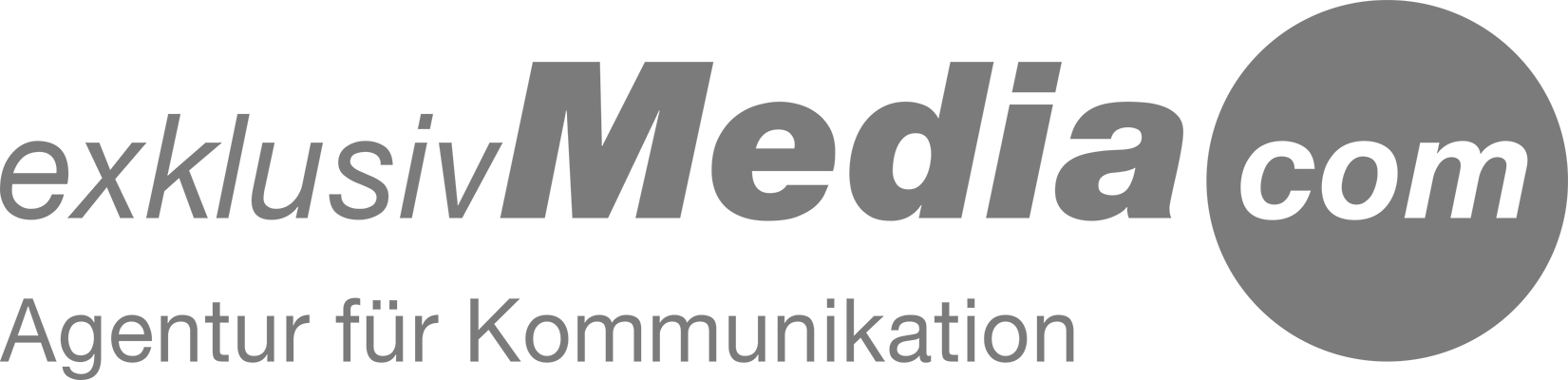 Logo exklusivMedia - Agentur für Kommunikation